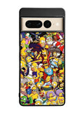 The Simpsons All Characters Google Pixel 7 Pro Case