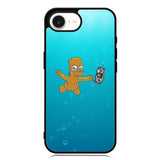Bart Simpsons Nevermind Nirvana iPhone 16e Case
