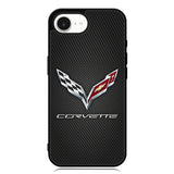 Corvette Logo Carbon 2nd iPhone 16e Case