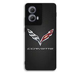 Corvette Logo Carbon 2nd Motorola Moto Edge 2024 Case FE0417