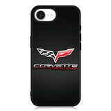 Corvette Racing Carbon Logo iPhone 16e Case