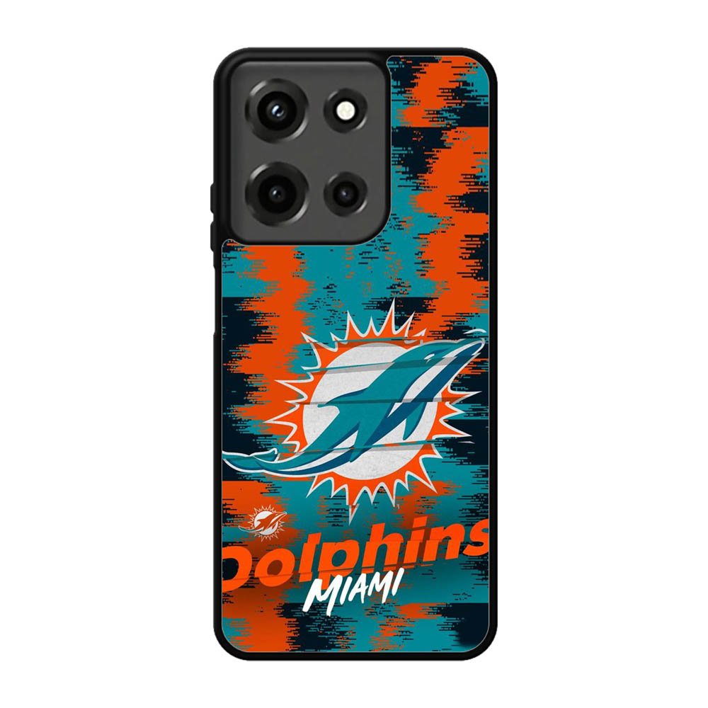 Miami Dolphins NFL Team Logo Motorola Moto G 5G 2025 Case FE6634
