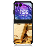 Fine Gold Motorola Moto Razr 2024 , Moto Razr 50 Case