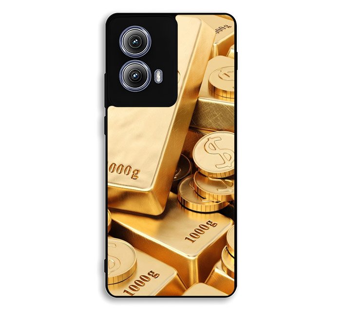 Fine Gold Motorola Moto Edge 2024 Case FE7239