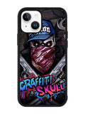 Graffiti Skull iPhone 14 Plus Case FZ5904