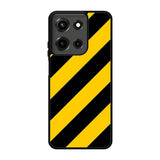 Black Yellow Motorola Moto G 5G 2025 Case FE1329