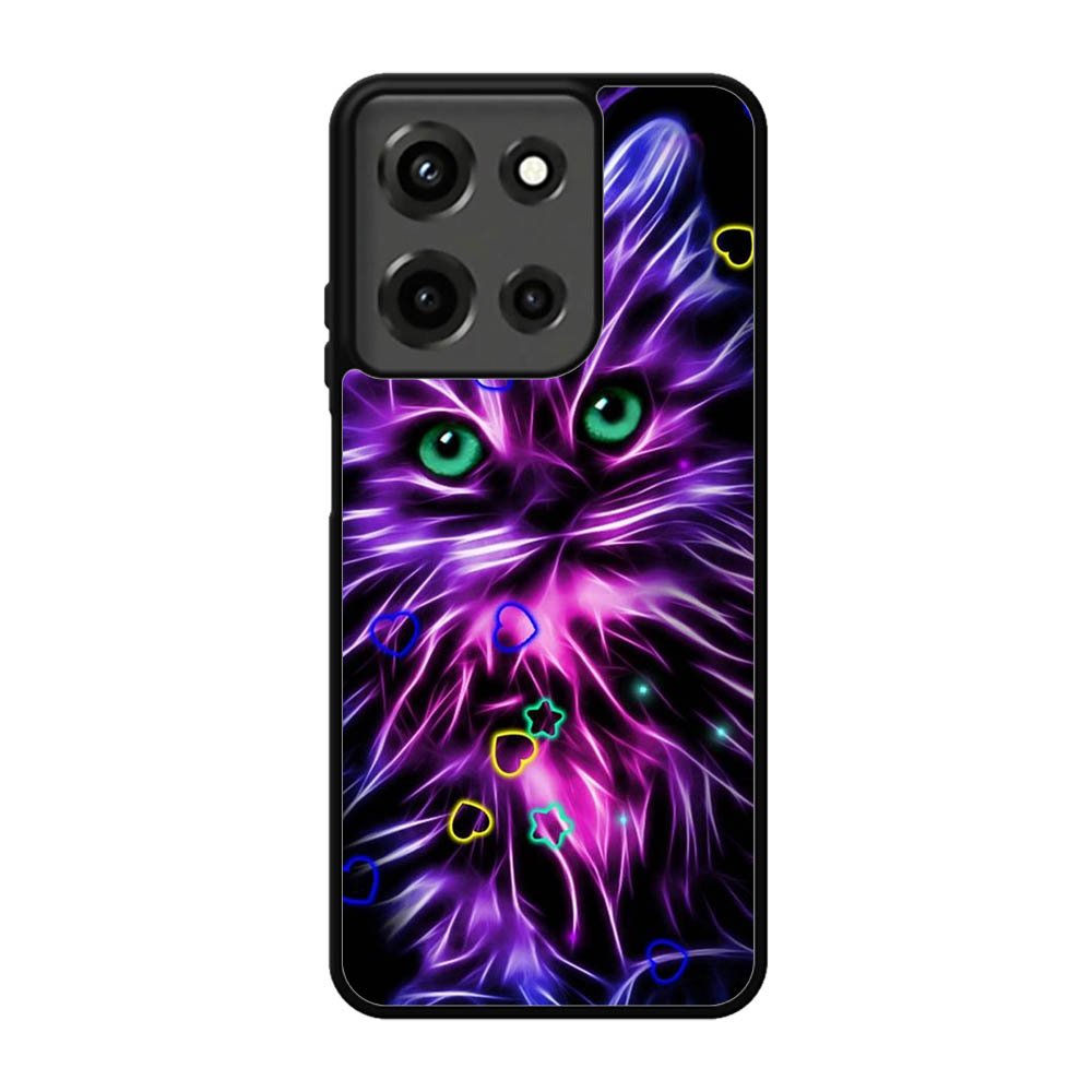 Cat Glow Purple 1st Motorola Moto G 5G 2025 Case FE2608