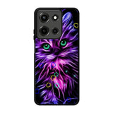 Cat Glow Purple 1st Motorola Moto G 5G 2025 Case FE2608