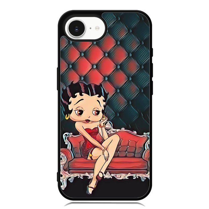 Betty Boop Wallpaper iPhone 16e Case