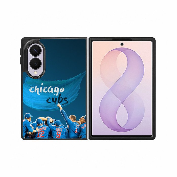 Chicago Cubs Blue Samsung Galaxy Z Fold 8 Case