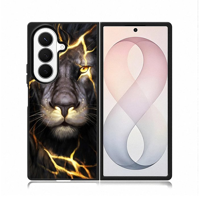 Gold Lion Samsung Galaxy Z Fold 8 Ultra Case