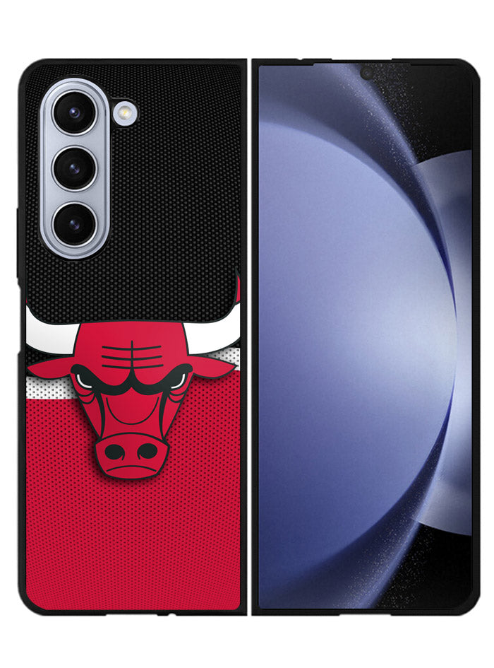 Chicago Bulls Red Samsung Galaxy Z Fold 5 5G Case FZ9323