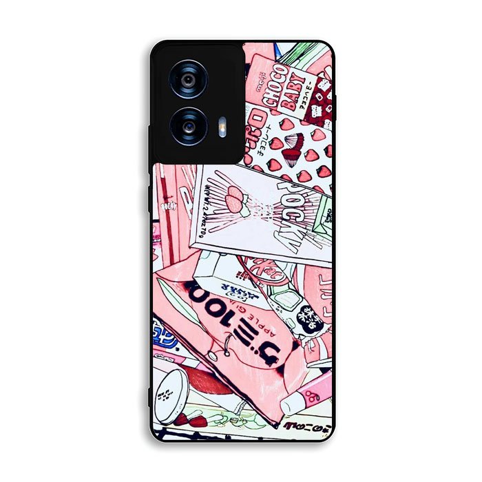 Japanese Pink Motorola Moto G Power 5G 2024 Case FE5903