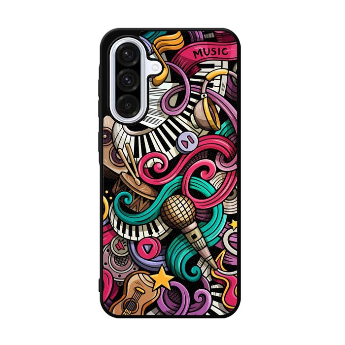 Doodles Music Samsung Galaxy A36 Case FE7897