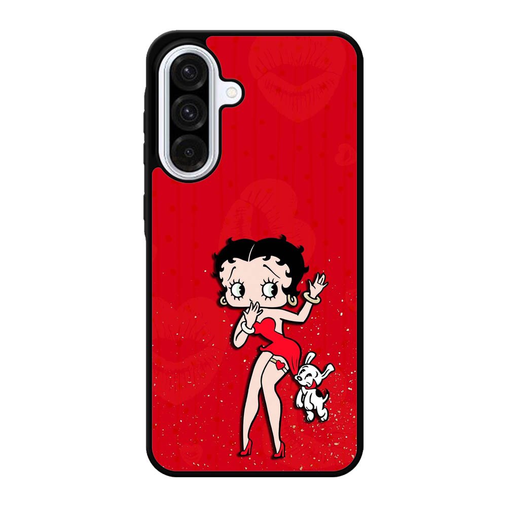 Black Betty Boop Samsung Galaxy A56 Case FE6853