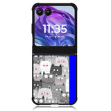 Cat Cutie Motorola Moto Razr 2024 , Moto Razr 50 Case