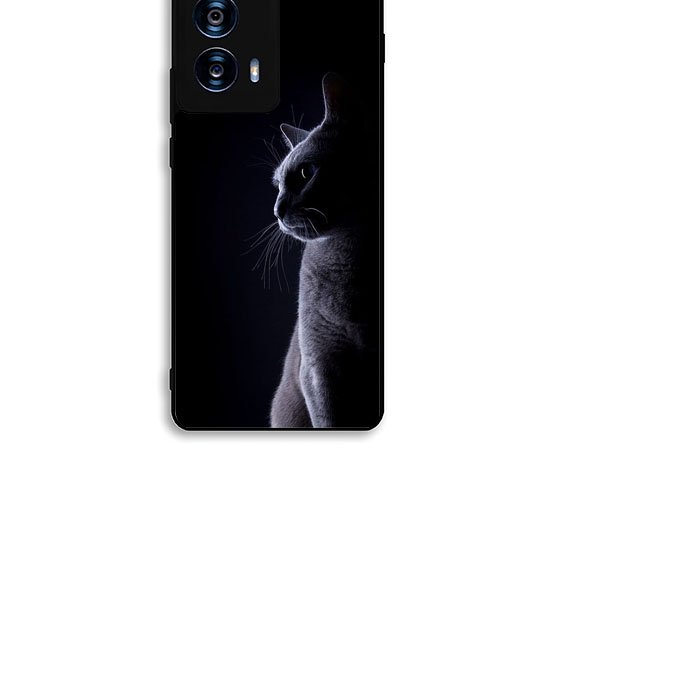Cat Black White Motorola Moto G Power 5G 2024 Case FE6676