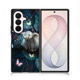 Butterfly Elephant Light F Samsung Galaxy Z Fold 8 Ultra Case