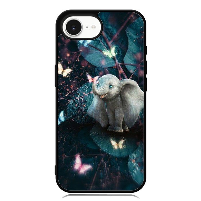 Butterfly Elephant Light F iPhone 16e Case