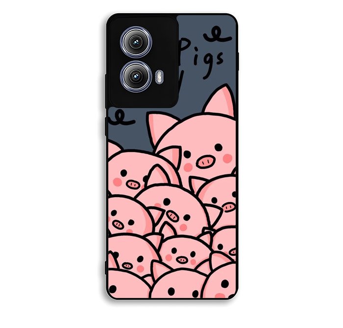 Many Pigs Motorola Moto Edge 2024 Case FE6563