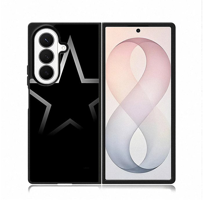 Dallas Cowboy Black Case Samsung Galaxy Z Fold 8 Ultra Case DC0424
