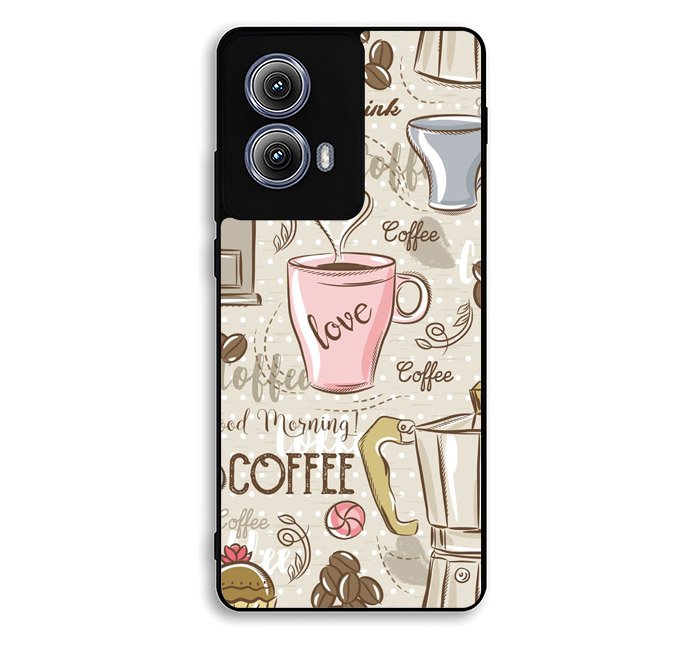 Coffee Wallpaper Cute Motorola Moto Edge 2024 Case FE5225