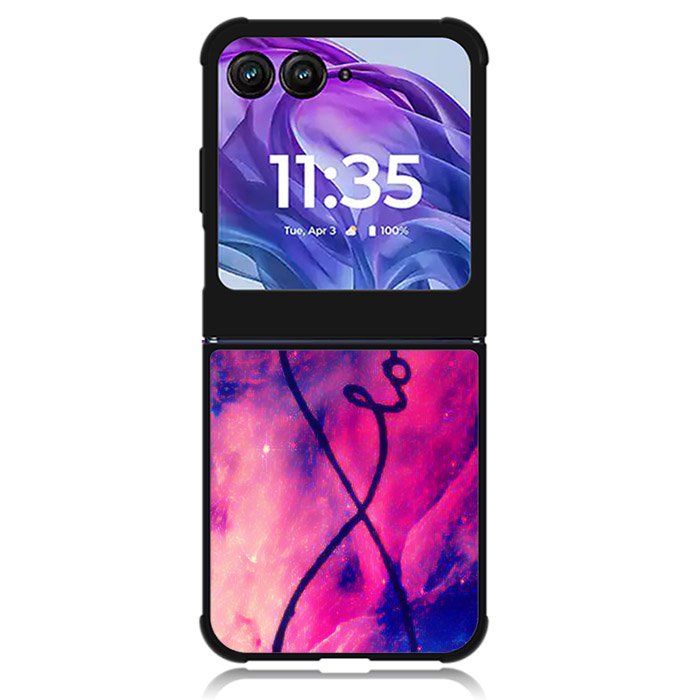 Galaxy Nebula Infinity Love Motorola Moto Razr 2024 , Moto Razr 50 Case