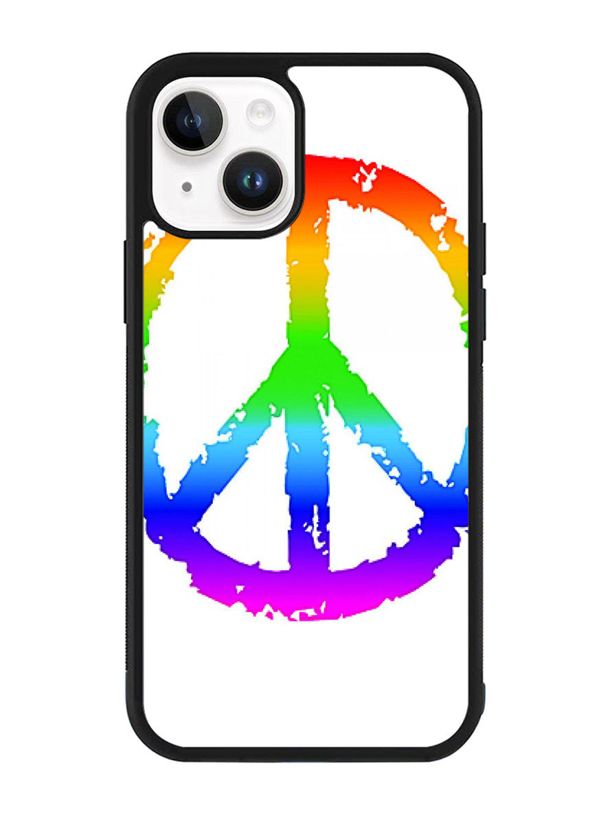 60S Peace Sign Logo iPhone 14 Plus Case FZ0209