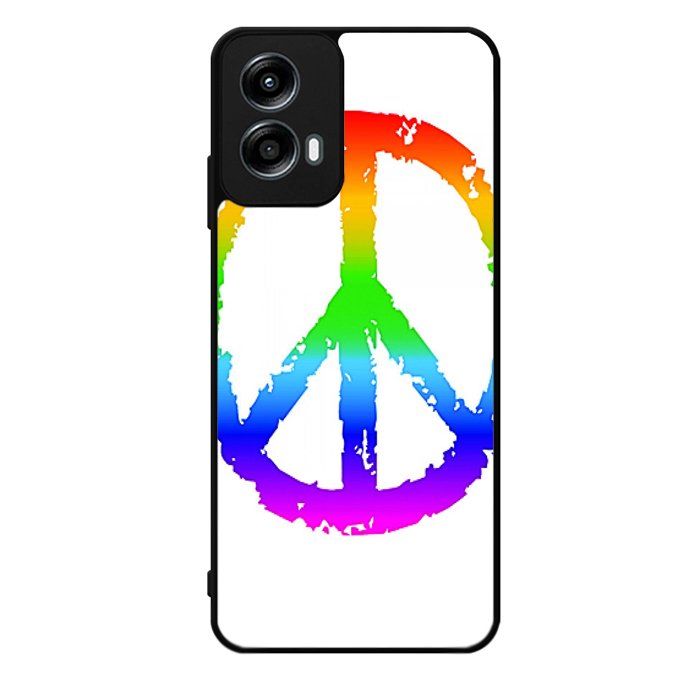 60S Peace Sign Logo Motorola Moto G 5G 2024 Case FZ0209