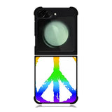 60S Peace Sign Logo Samsung Galaxy Z Flip 6 5G 2024 Case FZ0209