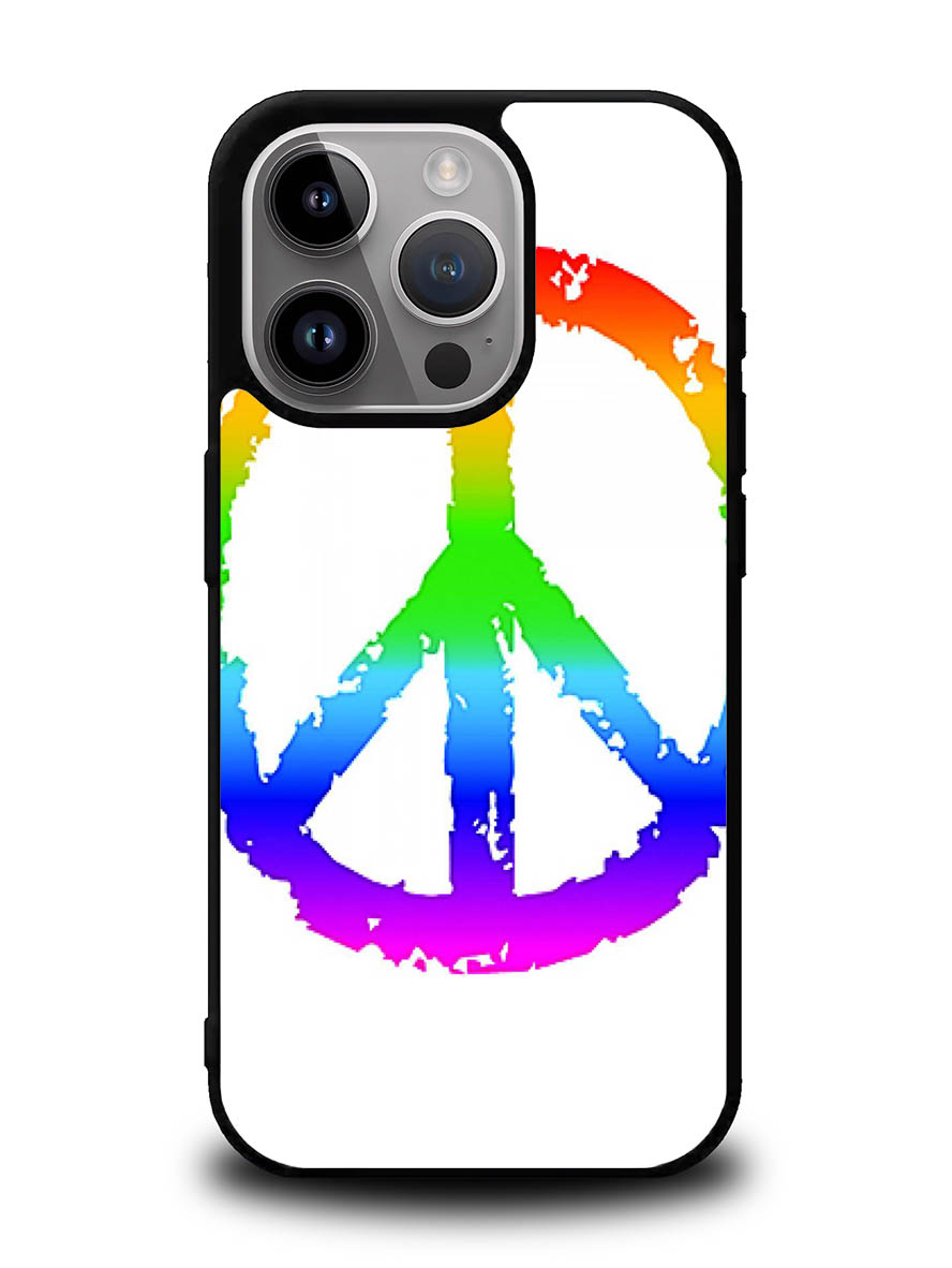 60S Peace Sign Logo iPhone 16 Pro Case FZ0209