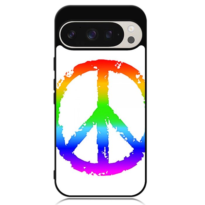 60S Peace Sign Logo Google Pixel 9 | Pixel 9 Pro Case FZ0209