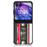 Retro Cassette Tape 1st Motorola Moto Razr 2024 , Moto Razr 50 Case