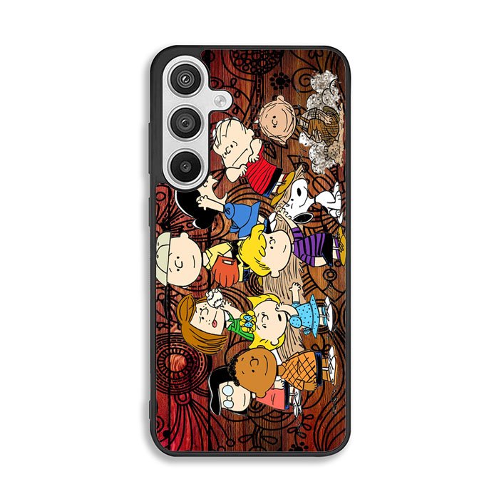 Peanuts In Background Wood Art Samsung Galaxy A26 Case FE0321