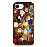 Peanuts In Background Wood Art iPhone 16e Case