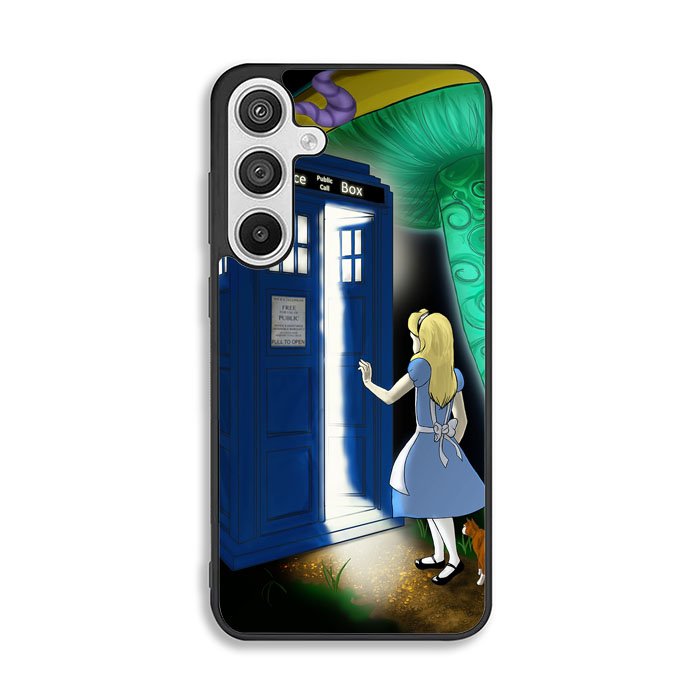 Alice Wonderland On Tardis Samsung Galaxy A26 Case FE2205