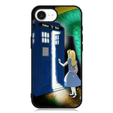 Alice Wonderland On Tardis iPhone 16e Case