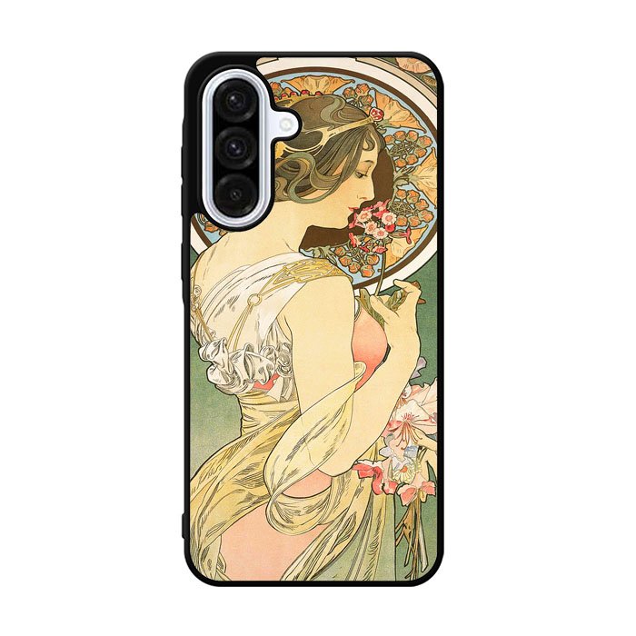 Alphonse Mucha Primrose Art Nouveau Samsung Galaxy A36 Case FE3382