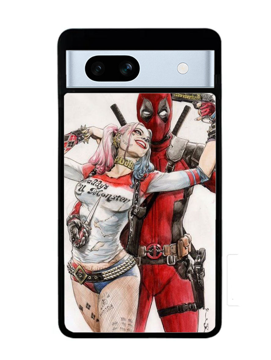 Harley Quinn Deadpool 1st Google Pixel 7A Case