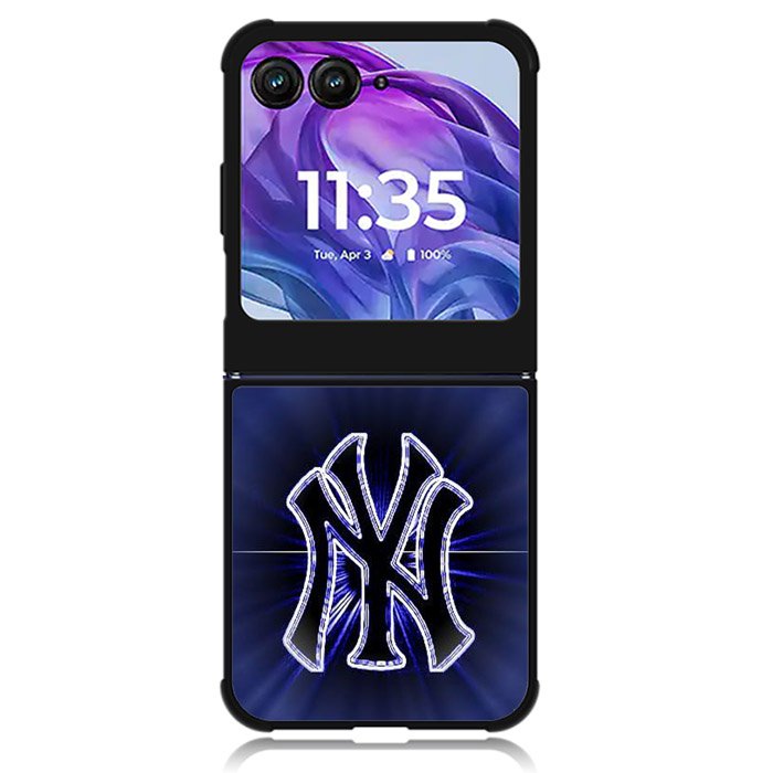 New York Yankees Logo 1st Motorola Moto Razr 2024 , Moto Razr 50 Case