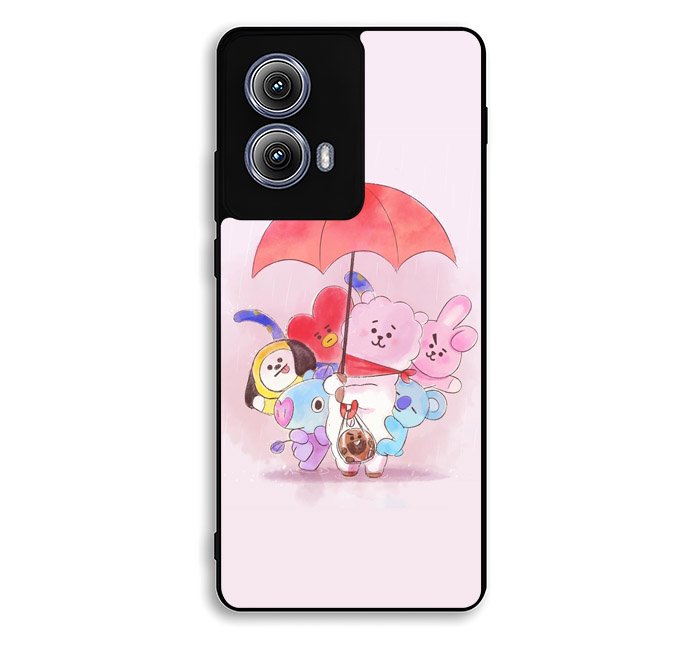 BT21 RJ Shooky Mang Koya Motorola Moto Edge 2024 Case FE3505
