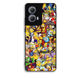 Simpsons All Characters Motorola Moto Edge 2024 Case FE8293
