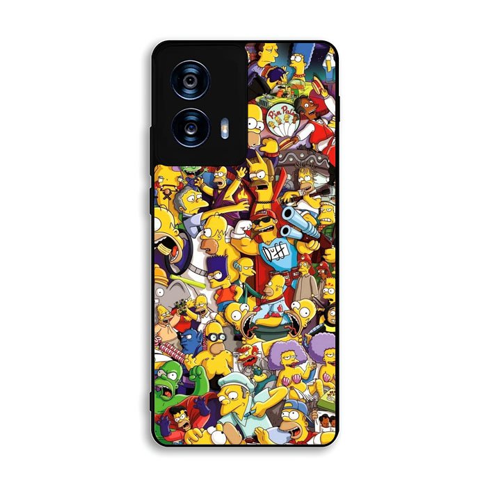 Simpsons All Characters Motorola Moto G Power 5G 2024 Case FE3909