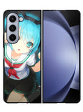 Hatsune Miku Student Girl Samsung Galaxy Z Fold 5 5G Case FZ5485