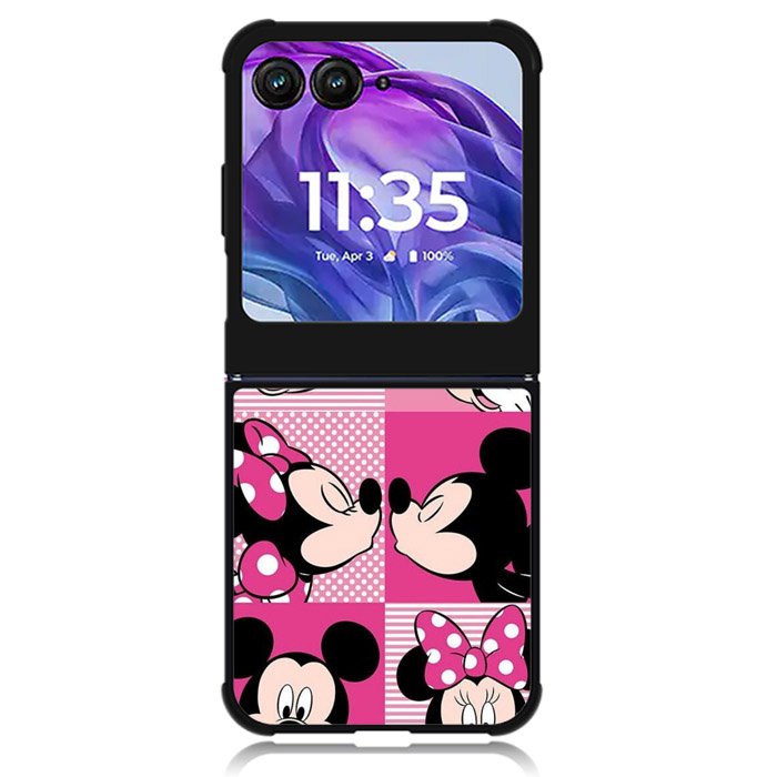 Minnie Mickey Couple Motorola Moto Razr 2024 , Moto Razr 50 Case