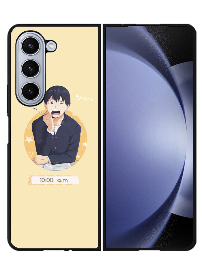 Kageyama Tobio Sunday Morning Samsung Galaxy Z Fold 5 5G Case FZ5717