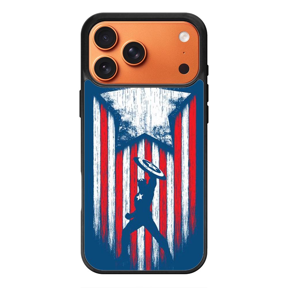 Captain America Blue iPhone 18 Pro Case