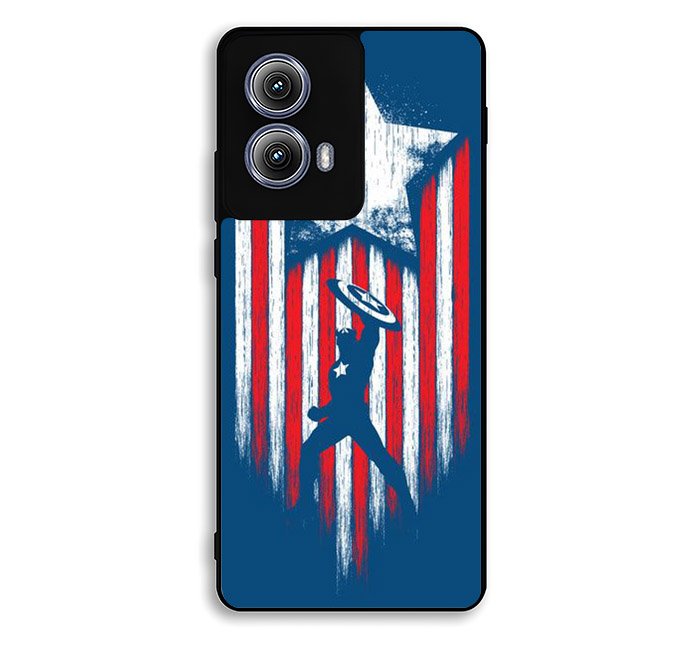 Captain America Blue Motorola Moto Edge 2024 Case FE6669