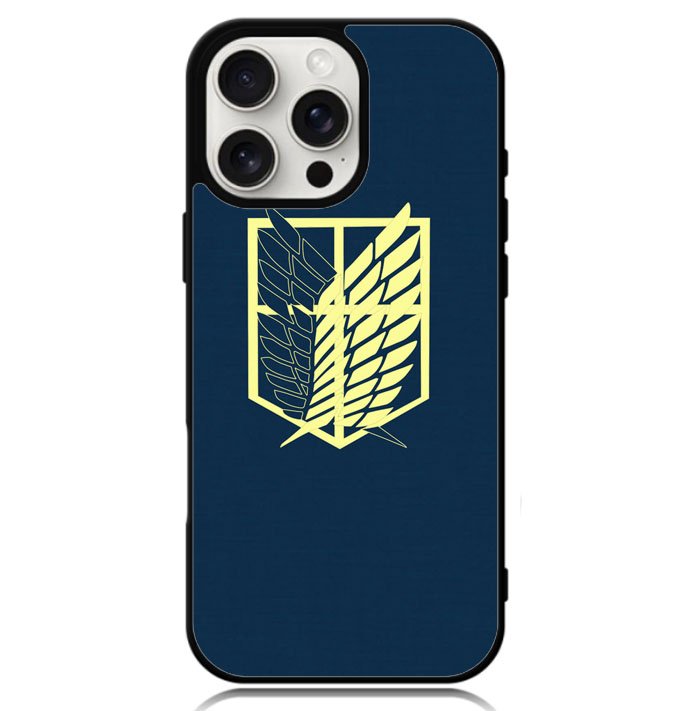 Attack On Titan Simple Insignia iPhone 16 Pro Max Case