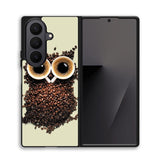 Coffee owl Samsung Galaxy Z Fold 7 Case